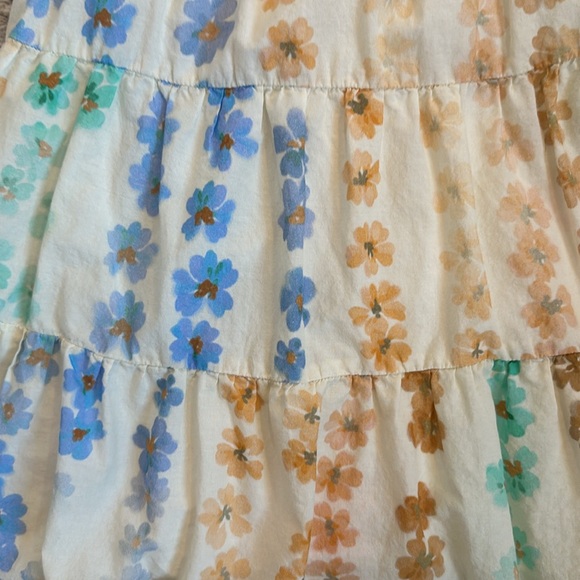 ZARA Kids | Sea Green | FLORAL DRESS - Picture 4 of 4